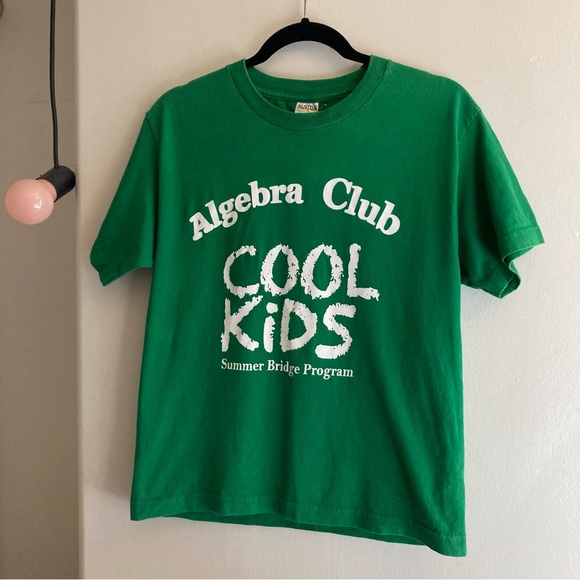 Cool Kids Algebra Club Y2K Style School Tee Ironic Tee - Picture 3 of 10